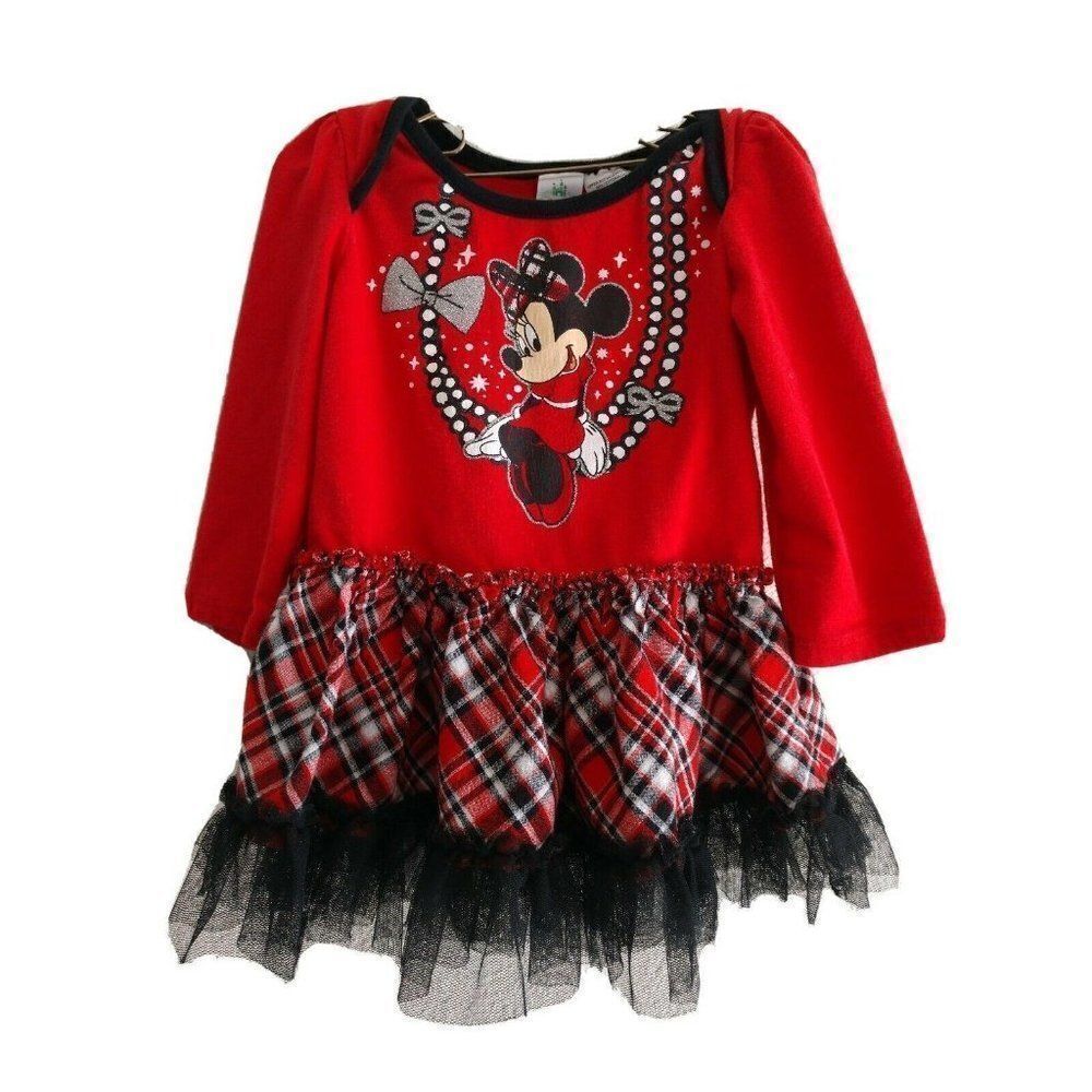Disney Dress Minnie Mouse Ruffled Tutu Size 18 Months